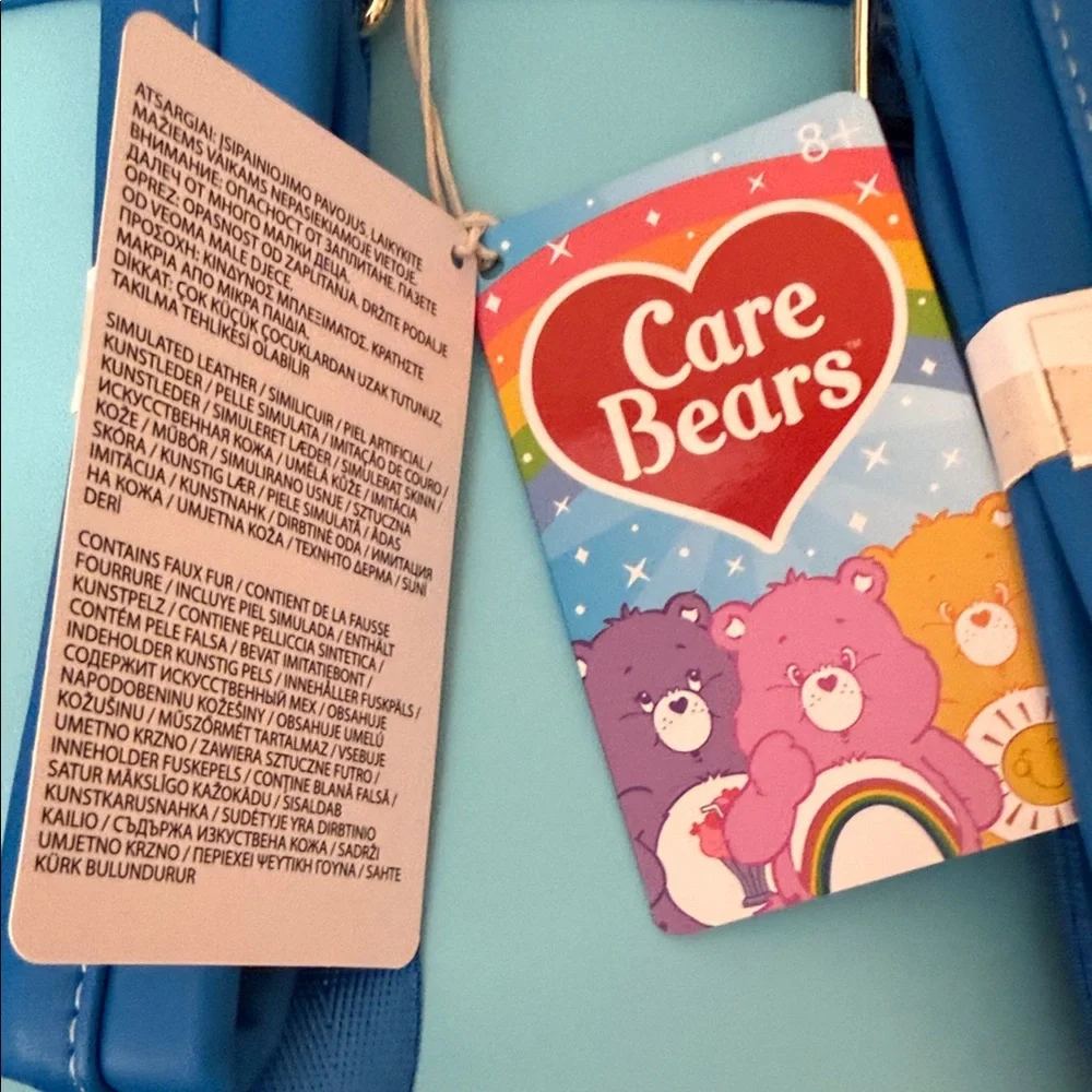 Loungefly Care Bears Bedtime Bear  cosplsy  Plush Kids Backpack New!